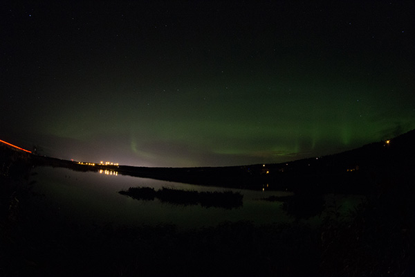 アラスカ オーロラ撮影